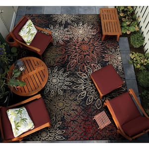 Dolce Amalfi Multi 9 ft. x 13 ft. Indoor/Outdoor Area Rug
