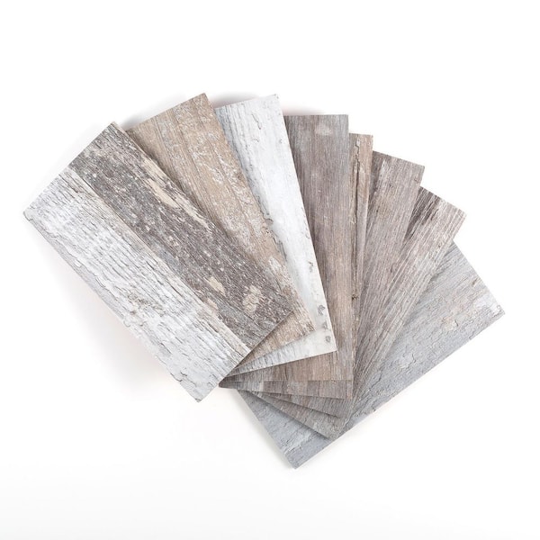Yipscazo Subway Collection Light Rustic Wood 3 in. x 6 in. PVC Peel and Stick Tile (12.5 sq. ft./100-Sheets)