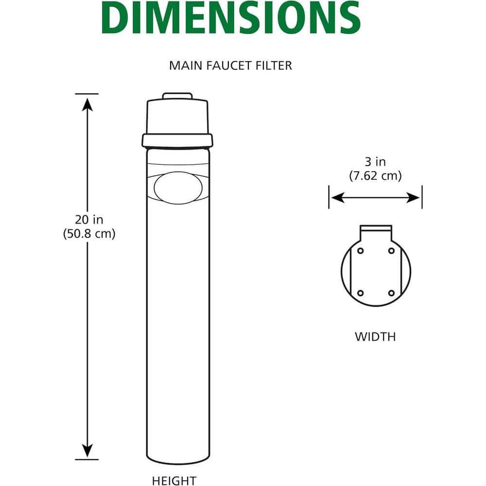 Advanced Single-Stage Carbon Block Under Sink Water Filter