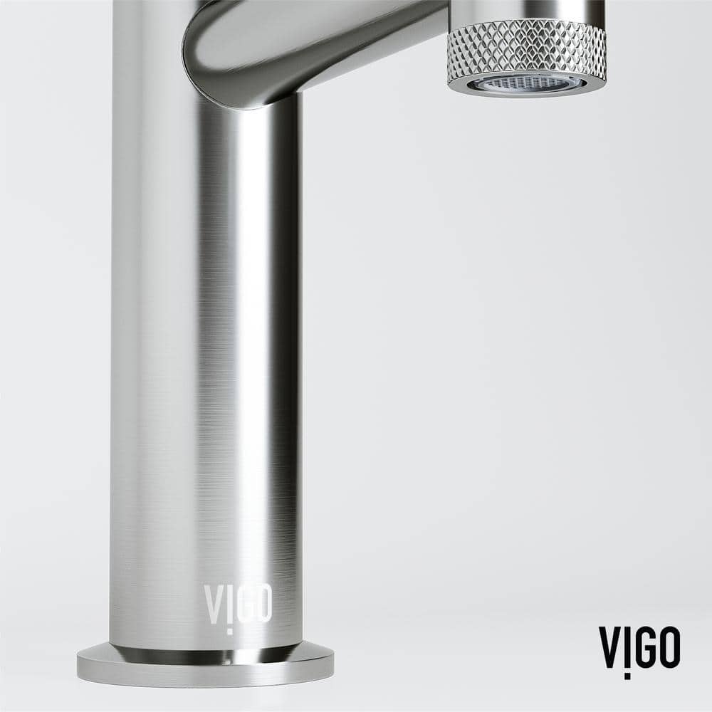 Sterling Brushed Nickel Single Handle Bathroom Faucet