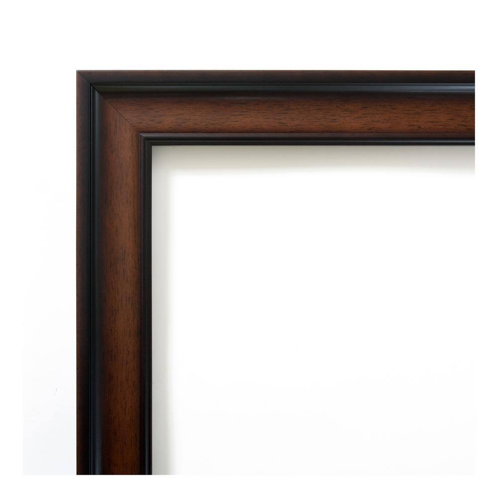 Forest Creek Fall Landscape Framed Wall Art in Walnut