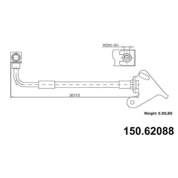 Centric Parts Brake Hydraulic Hose