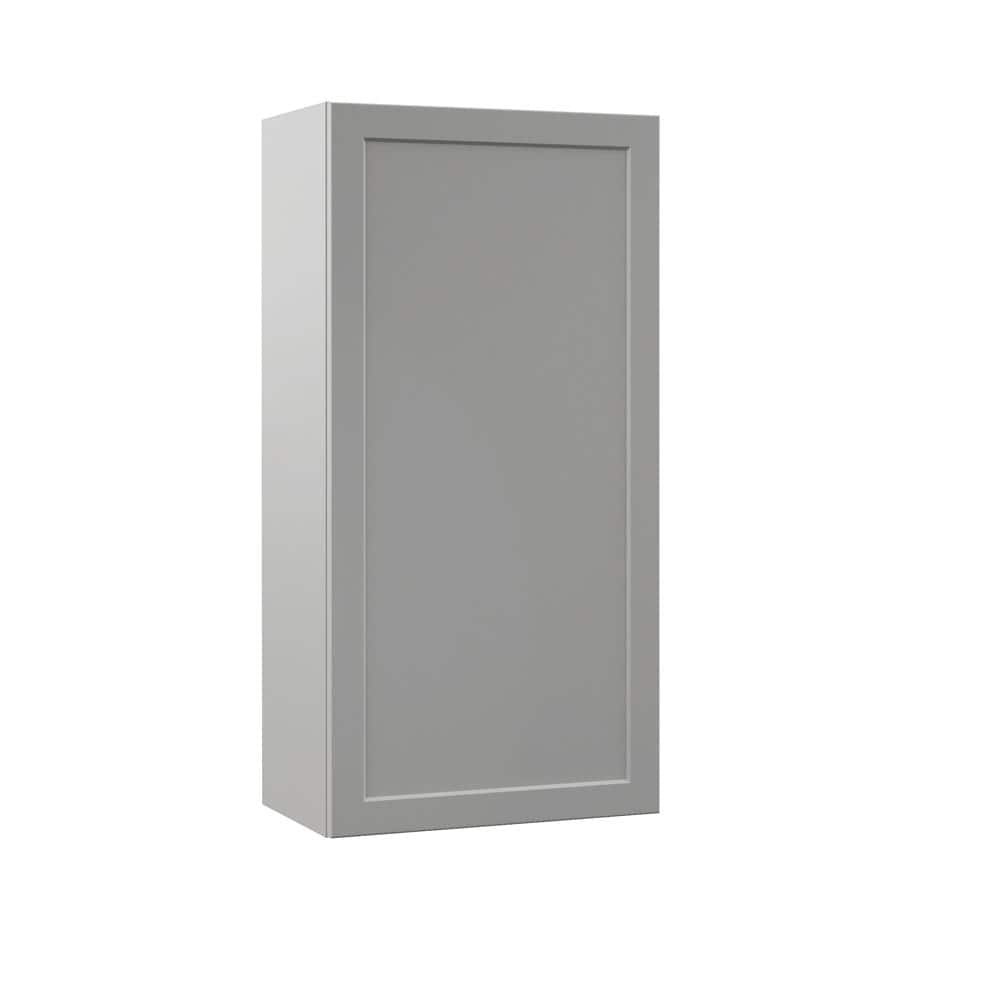 Designer Series Melvern 21 in. W x 12 in. D x 42 in. H Assembled Shaker Wall Kitchen Cabinet in Heron Gray price history on PriceWatchPro