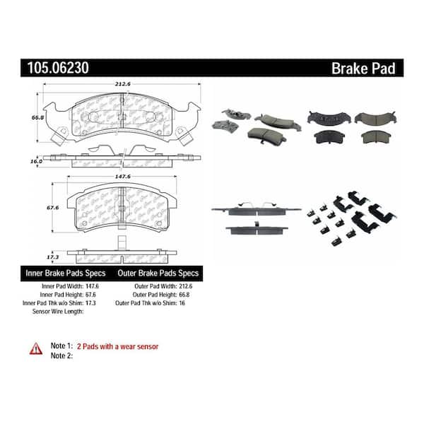 Centric Parts Disc Brake Pad Set