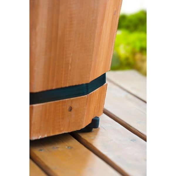 The Plant Stand 2-1/4 in. w x 2-3/4 in. L Black Plastic Pot Toes (12-Pack)  PTC-12BLHT - The Home Depot