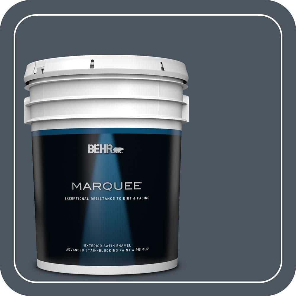 5 gal. #N480-7 Midnight Blue Satin Enamel Exterior Paint & Primer price history on PriceWatchPro