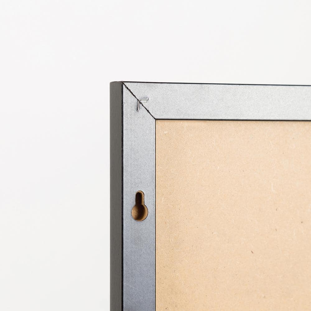 Magnetic Black Wood Frame Dry Erase Whiteboard 24" x 18"