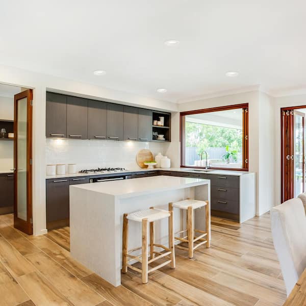 6 in. Selectable 5CCT Integrated LED White Canless Ultra-Thin Light Kit w/ New Construction Mounting Frame, (6-Pack)