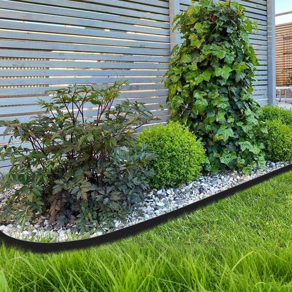 42 in. x 5 in. x 0.2 Black Heavy Duty Corten Metal Steel Landscape