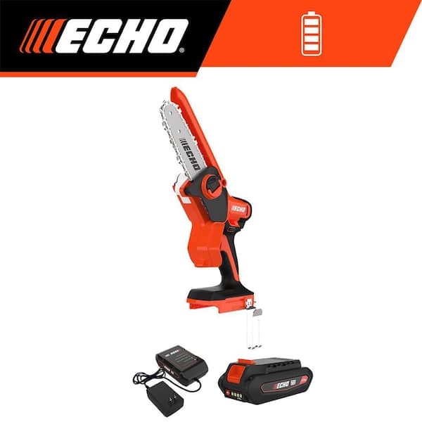 56V 6 in. Brushless Cordless Battery Powered Handheld Mini Pruning Chainsaw Kit with 2.5Ah Battery and Compact Charger