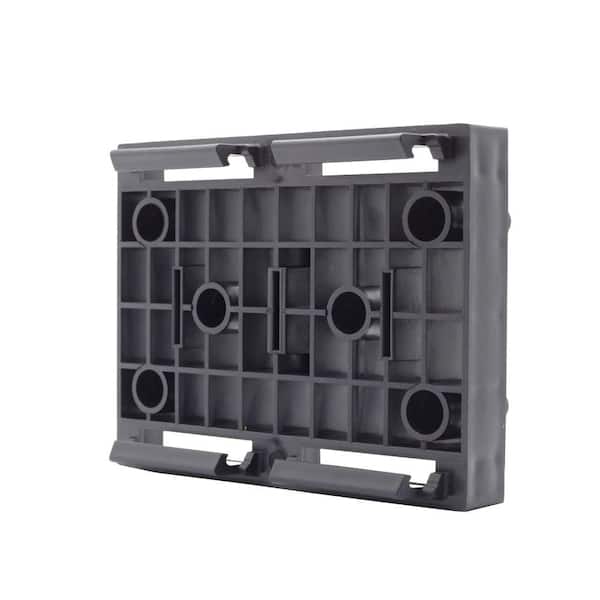 NewTechWood - 4.32 sq. ft. Deck-A-Floor Premium Modular Composite Outdoor Flooring System Kit in Spanish Walnut