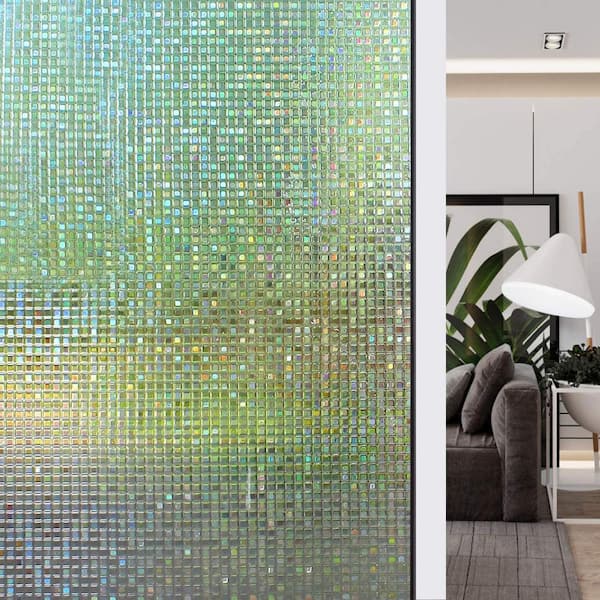 HIDBEA 23.6 in. x 78 in. Mosaic Decorative Window Film