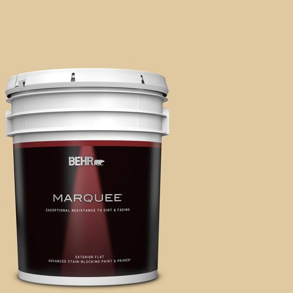 BEHR MARQUEE 5 gal. #PPU7-19 Crepe Flat Exterior Paint & Primer