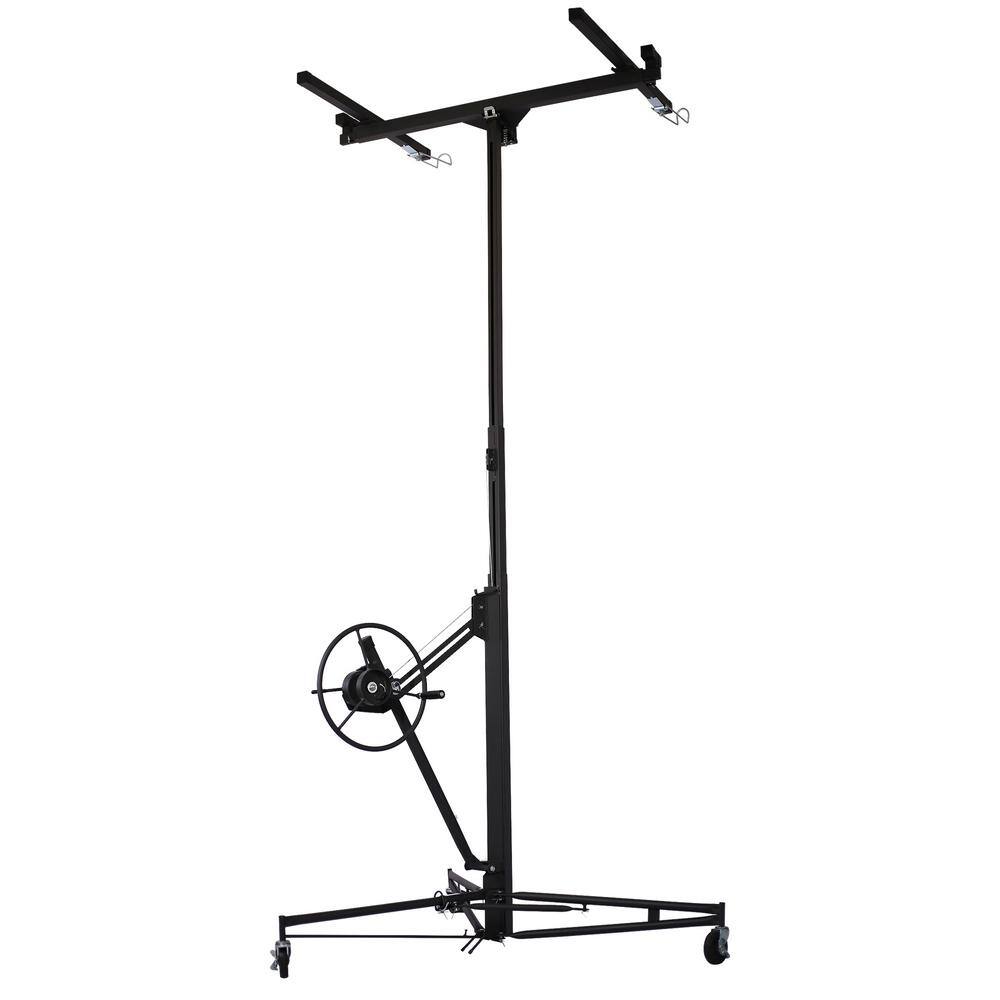 13 ft. Drywall Panel Hoist in Black with 150 lbs. Load Capacity and Caster Wheels price history on PriceWatchPro