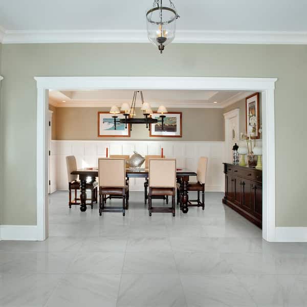 Kolasus 24 in. x 24 in. Polished Porcelain Marble Look Floor and Wall Tile (16 sq. ft./Case)