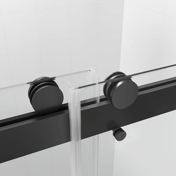 Xspracer Moray 72 in. W x 76 in. H Sliding Frameless Shower Door