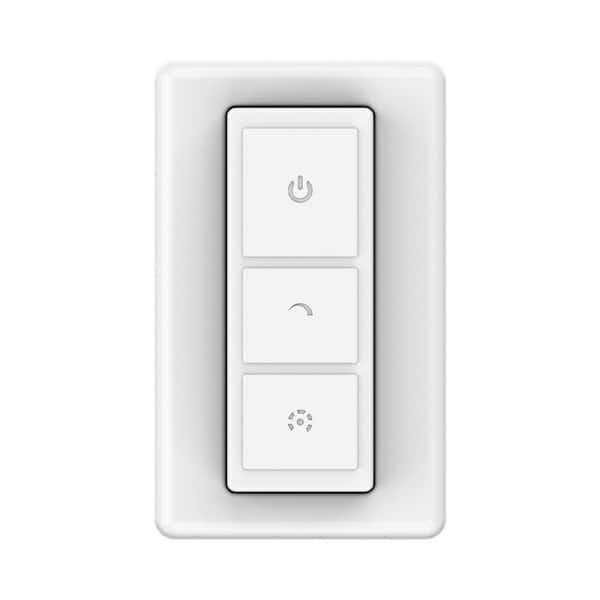 Feit Electric White Under Cabinet Wireless Remote Control Handheld with Mount Connector Cord, Batteries Included