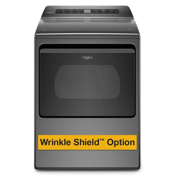 Whirlpool WED5100HC- 7.4 cu. ft. Chrome Shadow Front Load Electric Dryer with AccuDry System