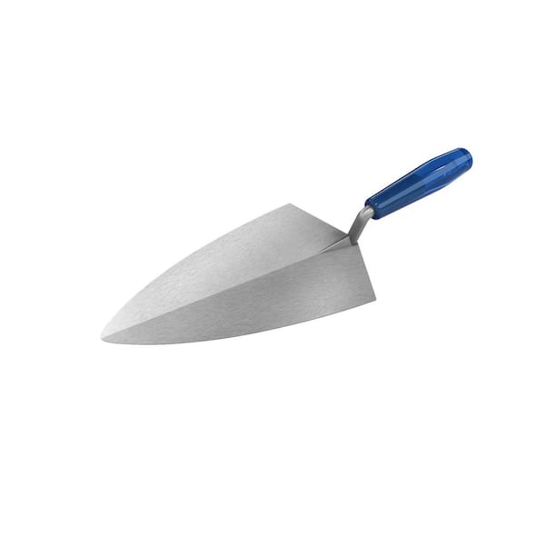Bon Tool 11 in. x 5-5/8 in. Philadelphia Pro Carbon Steel Brick Masonry Trowel - Plastic Handle