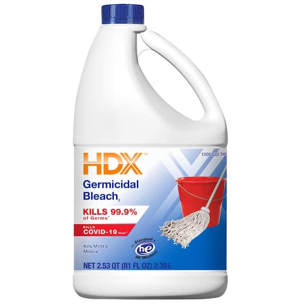 HDX 81 oz. Concentrated Germicidal Disinfecting Liquid Bleach Cleaner