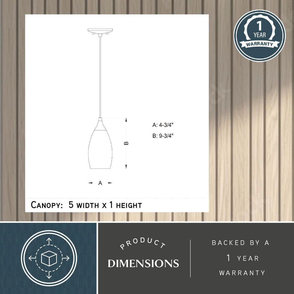 Milano Satin Nickel Mini Pendant with Marble Swirl Glass