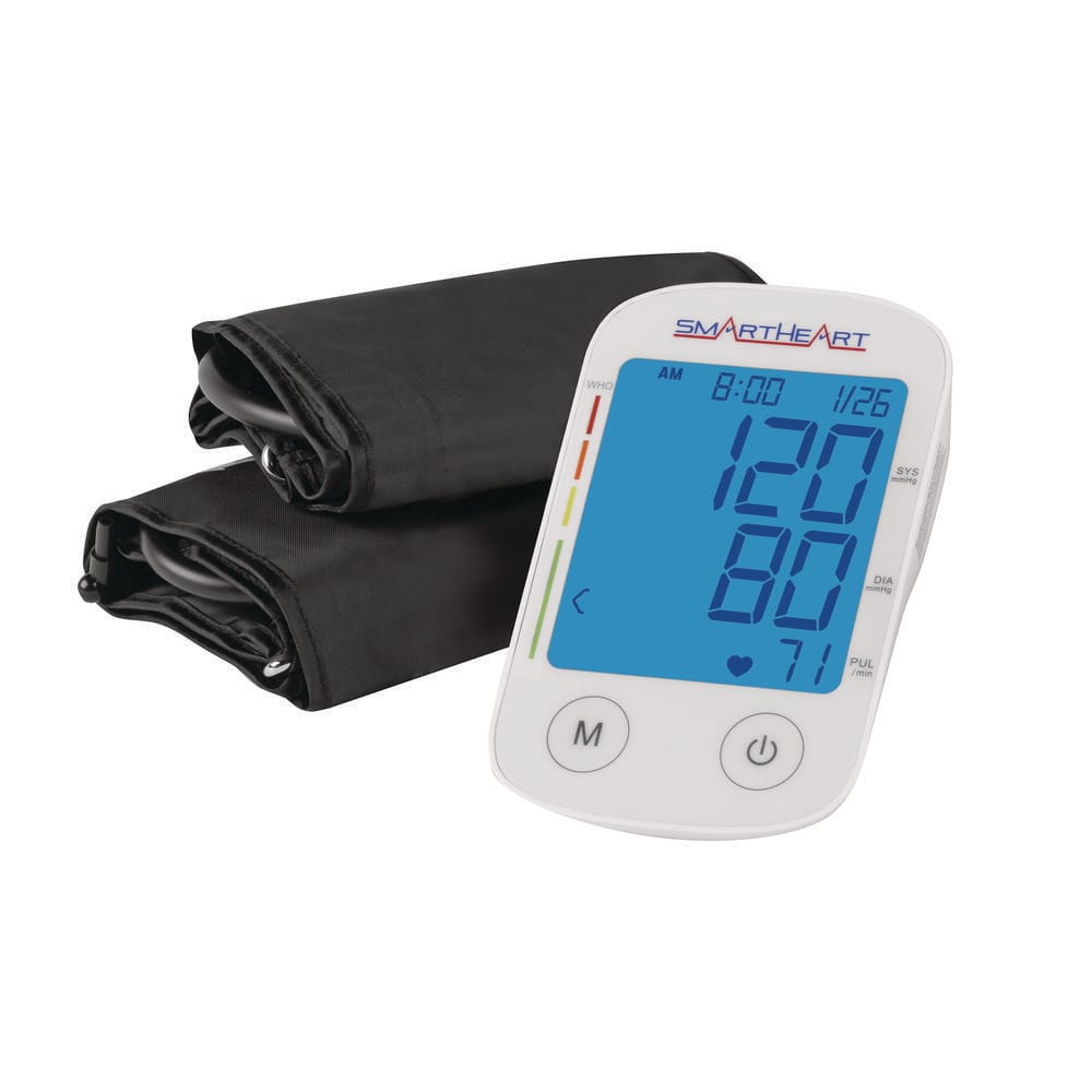 Blood Pressure Monitor : Adult & Large-Adult Arm Cuffs : 2-Person Memory : Large Backlit Display price history on PriceWatchPro