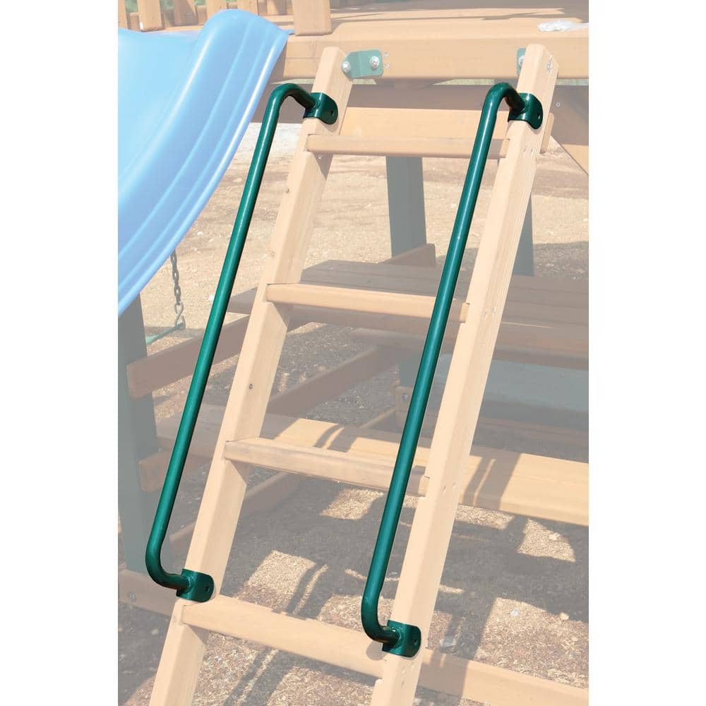 Green 37-Inch Metal Safety Handles for Playsets