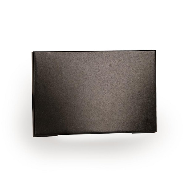 WAC LIMITED 4-Watt 1-Light Line Voltage Bronze LED Horizontal Scoop Stair Light or Wall Light, 3000K