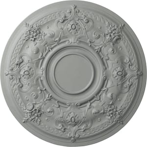29-1/4" x 2" Darnay Urethane Ceiling Medallion (Fits Canopies up to 7-1/4"), Primed White