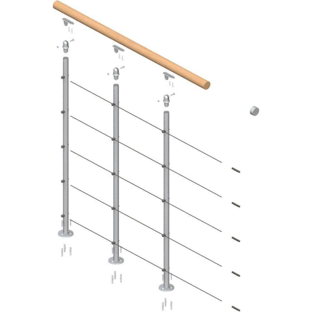 Have A Question About Dolle Rome Balcony Gray Metal Railings Continuous