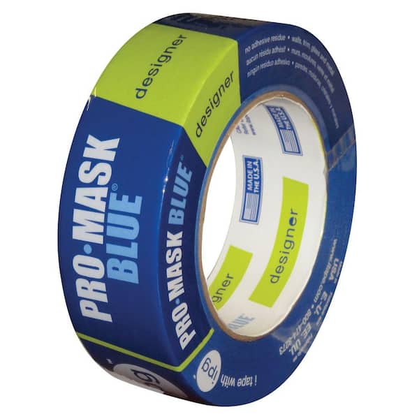 WOD Tape Blue Painters Tape 1.88 in x yd. Made in USA, 24 Pack