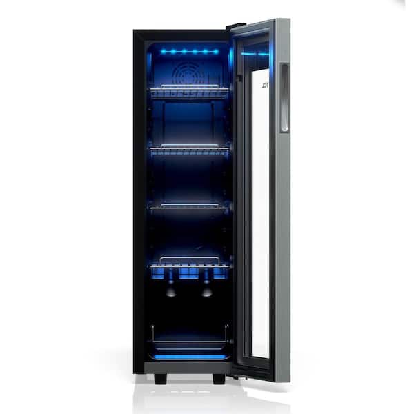 TCL 9.92 in. Single Zone 33 Cans Stainless Beverage Cooler