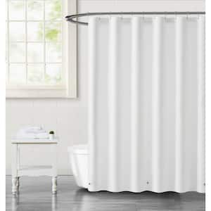 Grommeted 70 in. x 72 in. Frosted PEVA Shower Curtain
