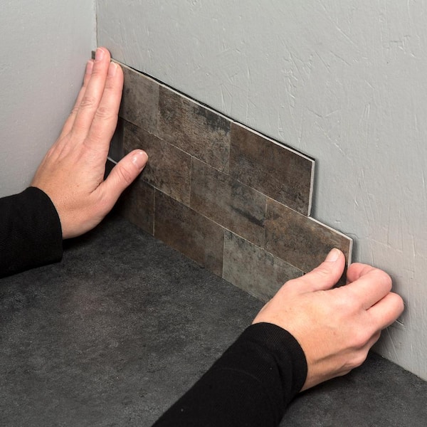 Ancient Cork 12.875 in. x 14 in. Metal and Composite Peel and Stick Tile (1.25 sq. ft./pack)