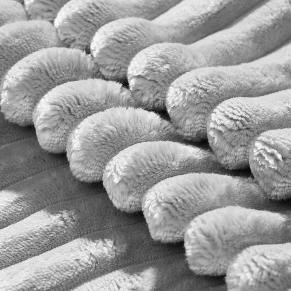 58.66 in. Square Arm Corduroy Rectangle Sofa with USB Ports in Gray (Seats 2)