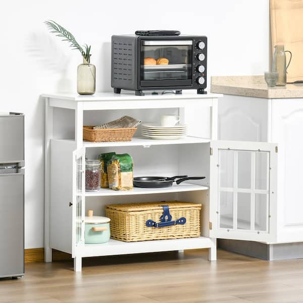 Homcom Kitchen Storage Sideboard, The Mini Shelf Supreme Adjustable Shelving
