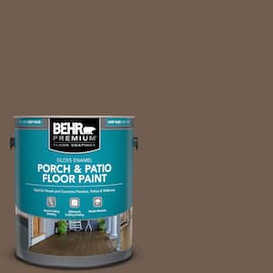 1 gal. #PFC-35 Rich Brown Gloss Enamel Interior/Exterior Porch and Patio Floor Paint