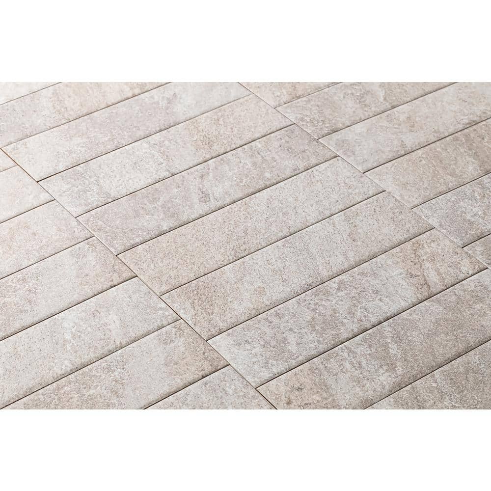 Amalfi Greige Matte Ceramic Subway Wall & Floor Tile