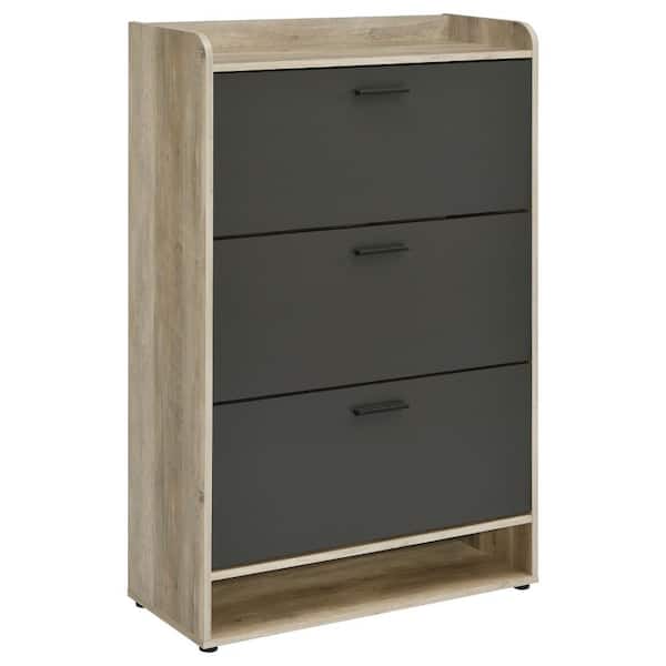 Mondawe Brown 2-Drawer 31.5-in File Cabinet