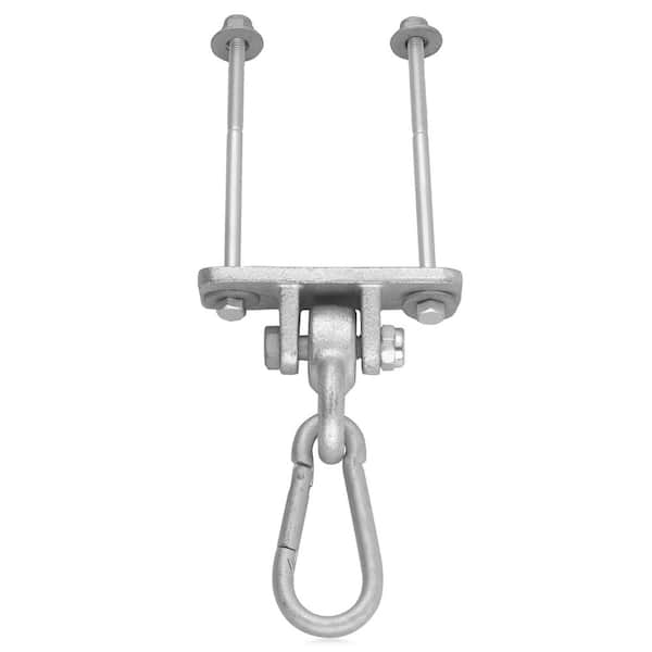 Heavy 360°Swivel Swing Hangers,1000 LB Capacity Rotate Swing Hooks w/ 4  Screw for Concrete Ceiling Wooden, Yoga Hammock Gym Swing Sets