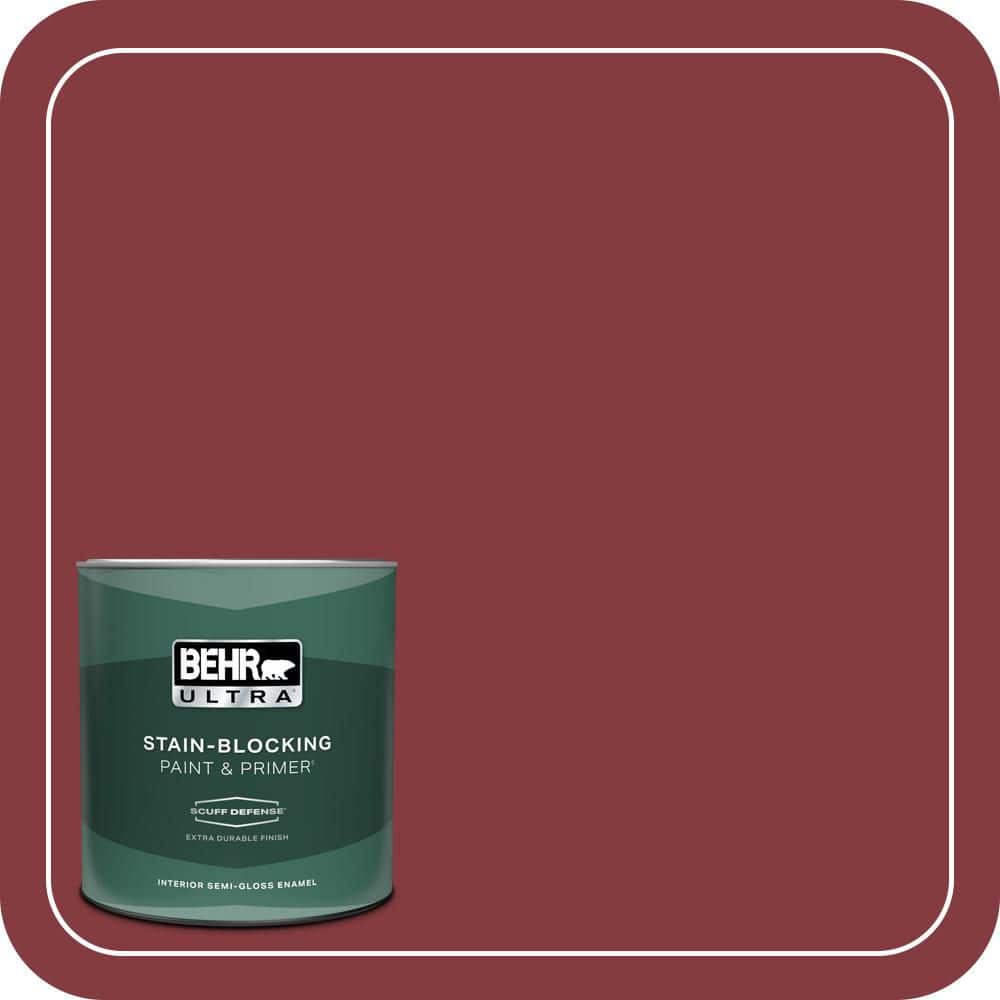 1 qt. #M140-7 Dark Crimson Extra Durable Semi-Gloss Enamel Interior Paint & Primer price history on PriceWatchPro
