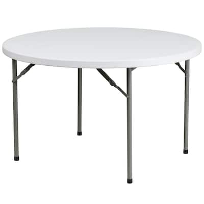 Plastic Round Folding Tables, Plastic Round Tables That Seat 8