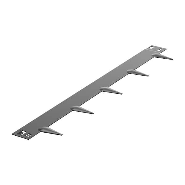 3 in. x 39 in. Gray Steel Lawn Edging Metal Landscape Edging Garden Edging Border Lawn Edge for Garden Yard (5-Pieces)