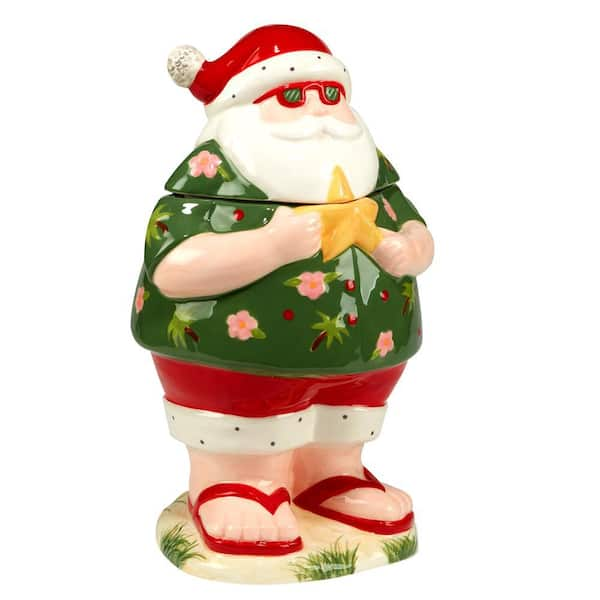 North Pole Santa Cookie Jar