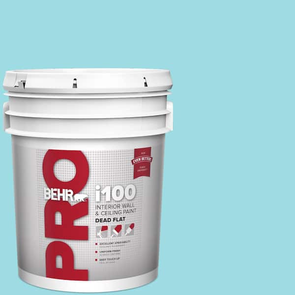BEHR PRO 5 gal. #P470-2 Serene Thought Dead Flat Interior Paint