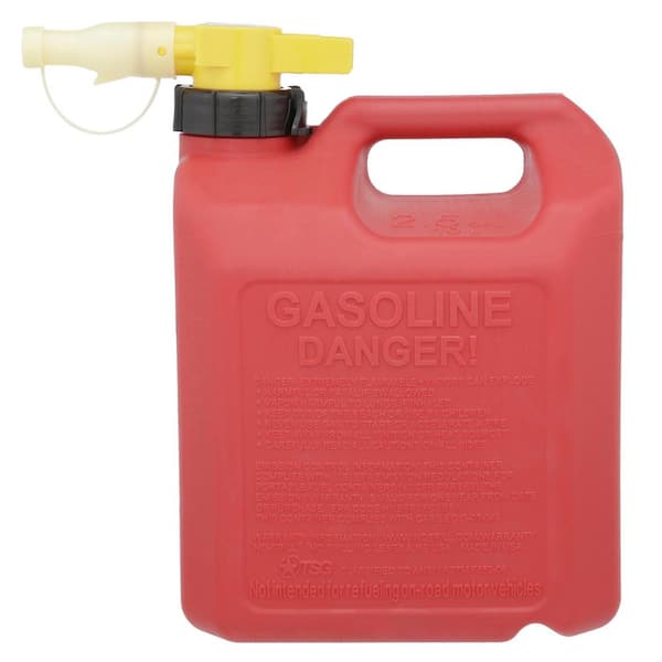 No Spill 2.5 Gal. Poly Gas Can (CARB and EPA Compliant) 1405-V6