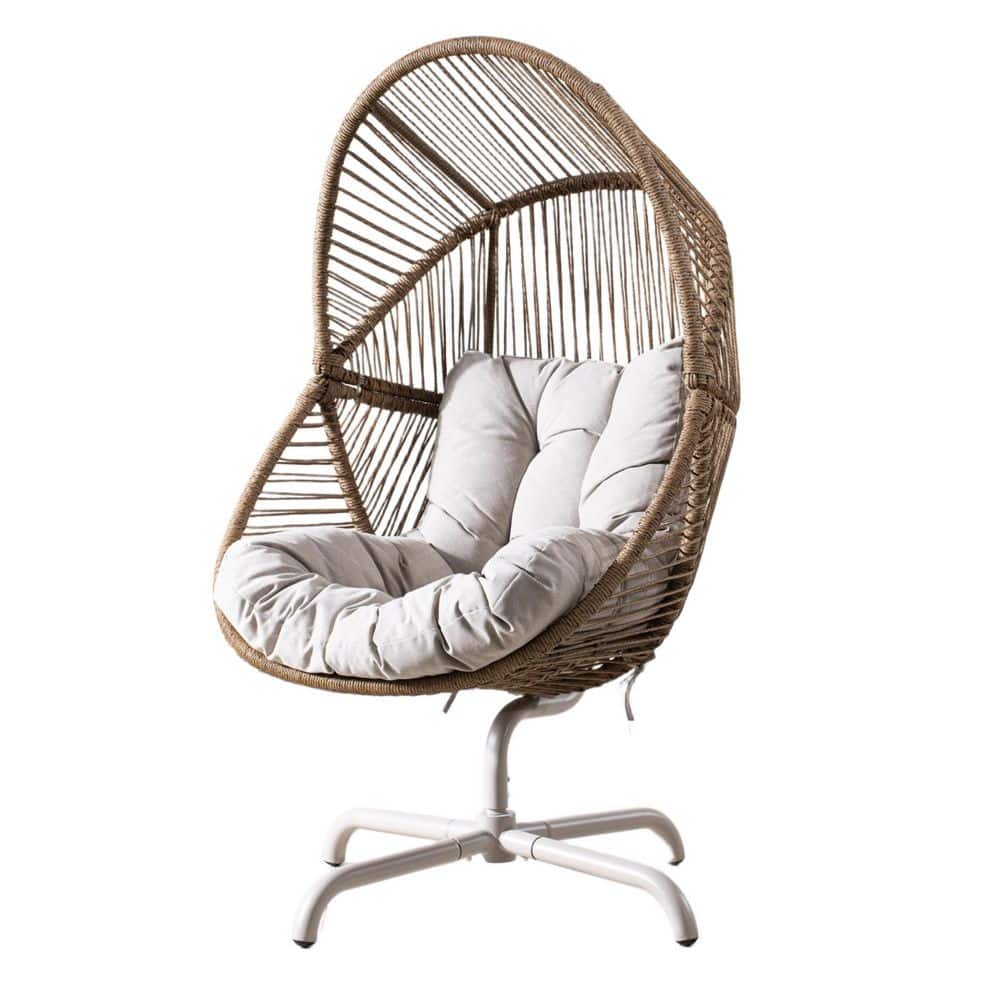 Enter Metal Outdoor Rocking Chair Recliner with Thickened Light Grey Cushion price history on PriceWatchPro