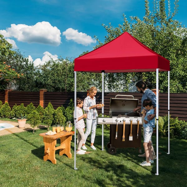 EAGLE PEAK 5 ft. x 5 ft. Pop Up Canopy Tent Instant Outdoor Canopy