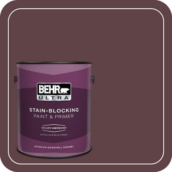 BEHR ULTRA 1 gal. #110F-7 Deep Garnet Extra Durable Eggshell Enamel Interior Paint & Primer