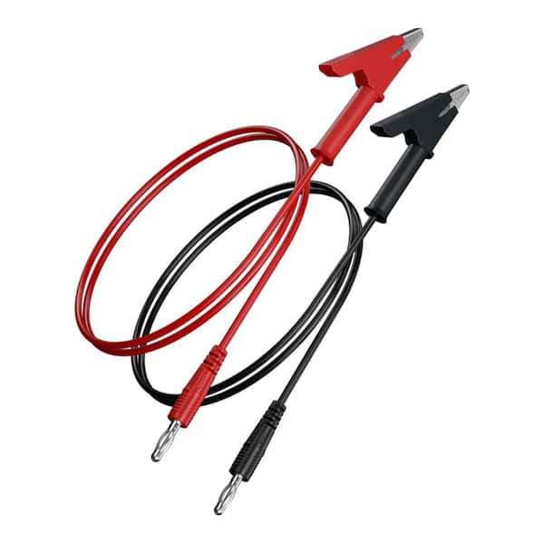 Dual Electric Alligator Clip Test Lead Electrical Crocodile Cable Jumper Wire 1M